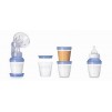 Avent 儲奶杯10杯+10蓋+2接駁器