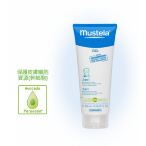 Mustela 二合一髮膚沐浴露